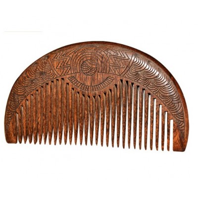 Ready to Ship New Arrival Christmas Gift Custom Sandal Wood Pocket Men Beard Comb